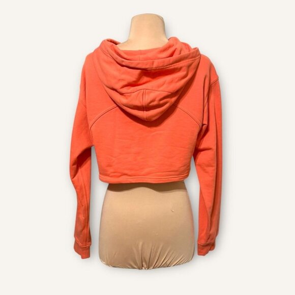 Lululemon All Yours Hoodie Cropped 4 Tiger Orange Sweatshirt EUC Athleisure EUC - Picture 3 of 4